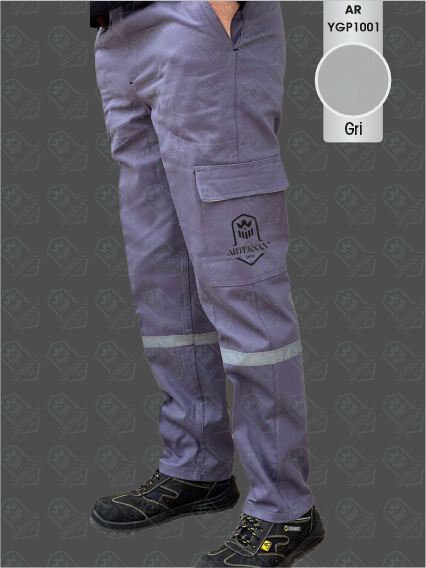 Yazlık Gri Gabardin Pantolon 